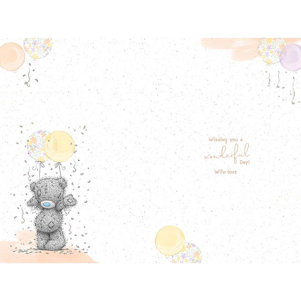 Birthday Balloons Me to You Bear Birthday Card Extra Image 1
